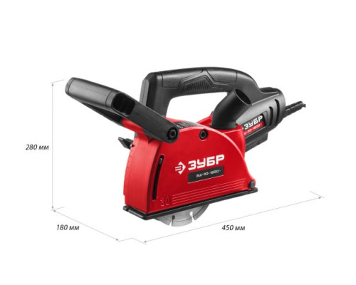 Электрический штроборез ЗУБР МАСТЕР ЗШ-30-1200 Т