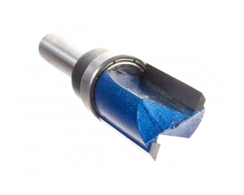 Фреза пазовая прямая с верхним подшипником ПРОФЕССИОНАЛ (16х70.4 мм; хвостовик 8 мм; ВК 6) Зубр 28756-15.8-26