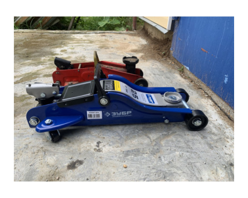 Гидравлический подкатной домкрат 2,5т, 90-360мм, ЗУБР Профессионал T65 43057-2.5