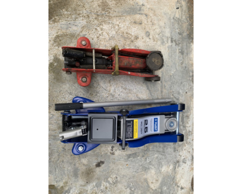 Гидравлический подкатной домкрат 2,5т, 90-360мм, ЗУБР Профессионал T65 43057-2.5