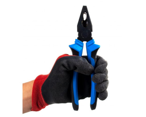 Комбинированные плоскогубцы, маслобензостойкая рукоятка, покрытие оксидированное с полировкой, 200мм Зубр 22015-1-20_z01