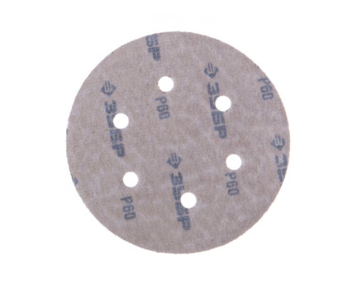 Круг шлифовальный универсальный 5 шт. (150 мм; Р60) "МАСТЕР" Зубр 35566-150-060