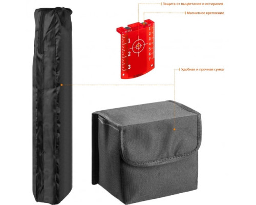 Линейный лазерный нивелир ЗУБР Крест-3D-2 34908-2