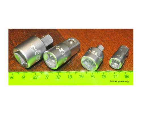 Набор адаптеров для торцовых головок 4 шт. "МАСТЕР" Зубр 27710-H4