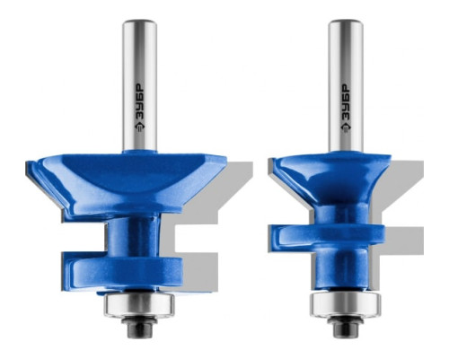 Набор фрез для вагонки (2 шт; хвостовик 8 мм) Зубр 28770-50-H2