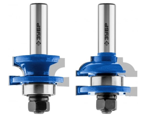 Набор фрез для вагонки (2 шт; хвостовик 8 мм) Зубр 28770-50-H2