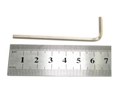 Набор ключей имбусовых Зубр "Эксперт" Мини для точных работ Cr-V HEX 0,7 0,9 1,3 1,5 2 2,5 3 мм 7 шт. 27471-H7