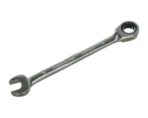 Набор комбинированных трещоточных гаечных ключей Cr-V, 8-19мм, 8шт Зубр ПРОФИ 27074-H8