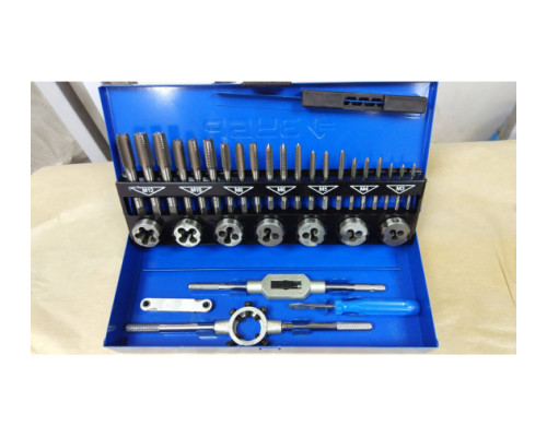 Набор метчиков и плашек ЗУБР 32 предмета 28129-H32