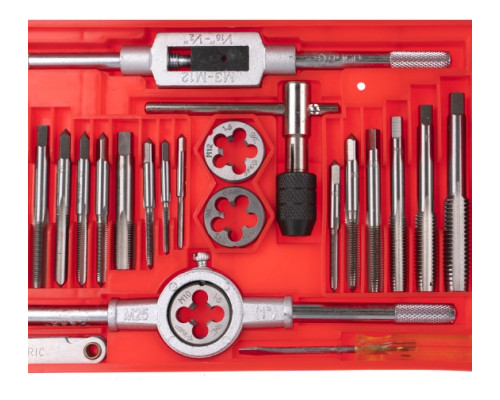 Набор резьбонарезного инструмента 40 предметов, в пластиковом боксе ЗУБР 2810-H40_z01