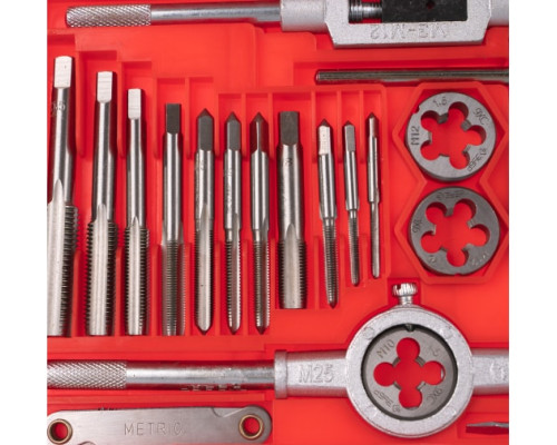 Набор резьбонарезного инструмента 40 предметов, в пластиковом боксе ЗУБР 2810-H40_z01