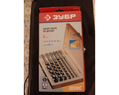 Набор змеевидных сверл по дереву (6 шт.) ЗУБР 2948-235-H6