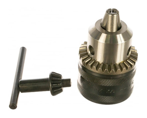 Патрон цельнометаллический с ключом ПРОФЕССИОНАЛ (3-16 мм; 1/2") для дрелей Зубр 2908-16-1/2_z02