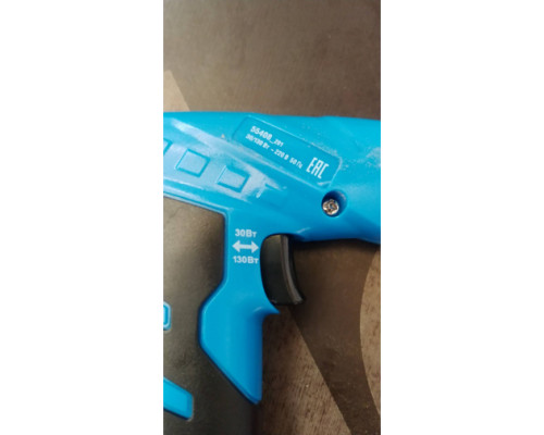 Паяльник, 2 уровня мощности, пистолетная рукоятка, 30Вт и 130Вт, конус Зубр ПРОФЕССИОНАЛ ТУРБО 55408_z01