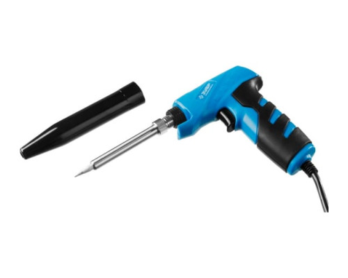 Паяльник, 2 уровня мощности, пистолетная рукоятка, 30Вт и 130Вт, конус Зубр ПРОФЕССИОНАЛ ТУРБО 55408_z01