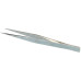 Пинцет для электроники и точной механики, нержавеющая сталь, антимагнитный, прямой, заостренные губки, 140мм Зубр 22211-1-140
