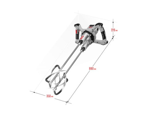 Ручной электрический миксер ЗУБР МАСТЕР МРД-1400