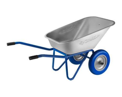 Строительная двухколесная, тачка Зубр ПРОФЕССИОНАЛ 110л, грузоподъемность 240 кг 39911_z01