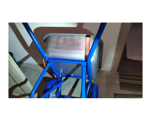 Строительная двухколесная, тачка Зубр ПРОФЕССИОНАЛ 110л, грузоподъемность 240 кг 39911_z01