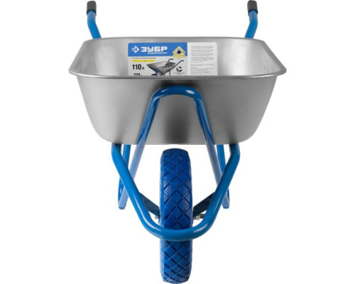 Строительная тачка ЗУБР ПТ-200 одноколесная, 110 л/220 кг 39903_z01