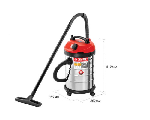 Строительный пылесос ЗУБР МАСТЕР М3-30 ПУ-30-1400 М3