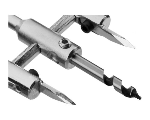 Сверло-балеринка МАСТЕР по дереву (двухрезцовое, 40-200 мм, глубина 30 мм) Зубр 29440-200