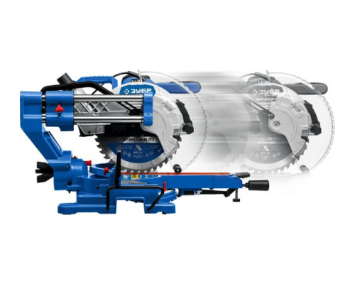 Торцовочная пила с протяжкой ЗУБР Профессионал, d 305 х 30 мм, 2000 Вт  ППТ-305-П