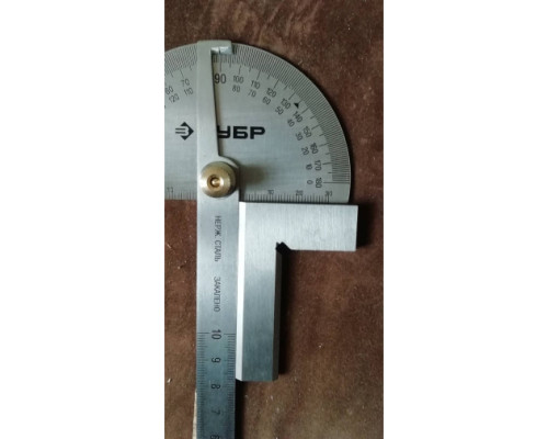 Транспортир из нержавеющей стали Зубр 34292