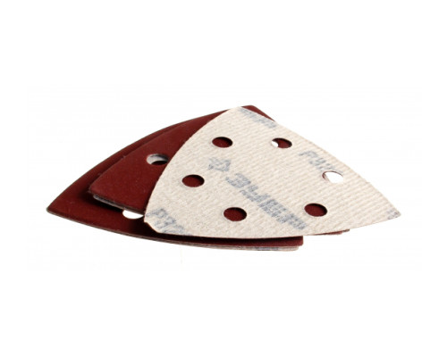 Треугольник шлифовальный универсальный 5 шт. (93х93х93 мм; Р320) "МАСТЕР" Зубр 35583-320