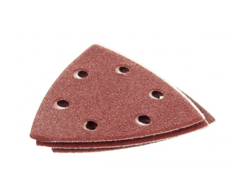 Треугольник шлифовальный универсальный 5 шт. (93х93х93 мм; Р80) "МАСТЕР" Зубр 35583-080