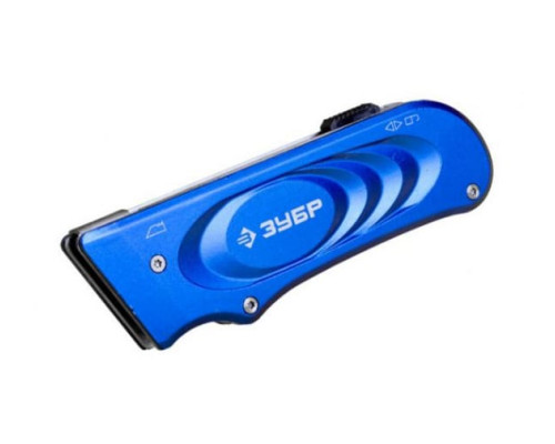 Выдвижной нож с трапециевидным лезвием ЗУБР ЭКСПЕРТ 09225