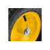 Усиленная двухколесная строительная тачка Denzel объем 140 л, 250 кг, колесо 15x6.00-6 69000