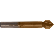 Зенковка конусная под М4, HSS, по металлу, цилиндрический хвостовик Denzel 72302