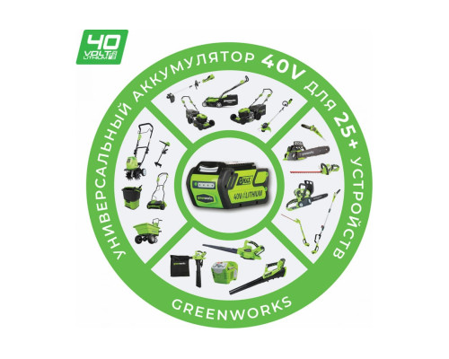 Аккумуляторная бесщеточная цепная пила Greenworks GD40CS18 40V 2005807