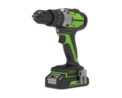Аккумуляторная дрель-шуруповерт GreenWorks GD24DD60K2 3704107UA Аккумуляторная дрель-шуруповерт GreenWorks GD24DD60K2 3704107UA