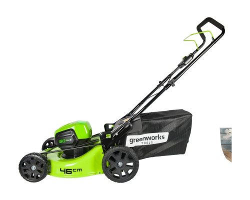 Аккумуляторная газонокосилка GreenWorks GD60LM46HPK4 60V 2502807UB Аккумуляторная газонокосилка GreenWorks GD60LM46HPK4 60V 2502807UB