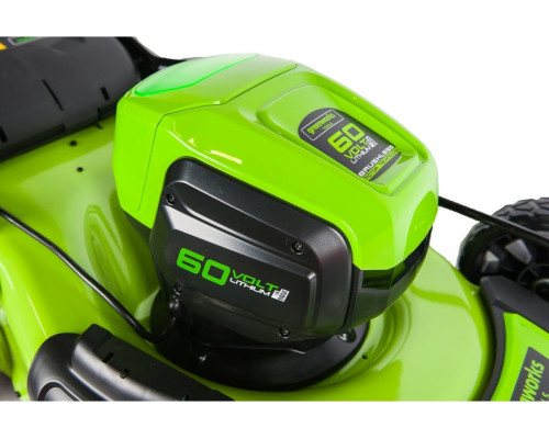 Аккумуляторная газонокосилка GreenWorks GD60LM46HPK4 60V 2502807UB