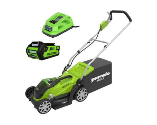 Аккумуляторная газонокосилка Greenworks G40LM35K2 40V 2501907UA