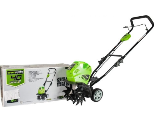 Аккумуляторный культиватор GreenWorks G40TL, 40V, 1хАКБ 4 А.ч, ЗУ 27087VB Аккумуляторный культиватор GreenWorks G40TL, 40V, 1хАКБ 4 А.ч, ЗУ 27087VB