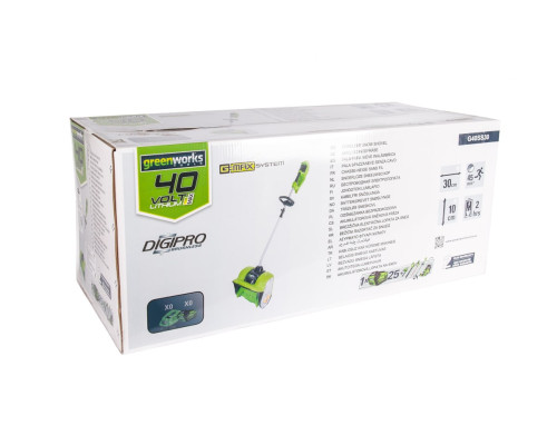 Аккумуляторный снегоуборщик GreenWorks GD40SSK4 40V 2600807UB Аккумуляторный снегоуборщик GreenWorks GD40SSK4 40V 2600807UB