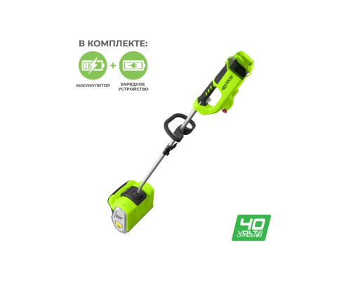 Аккумуляторный снегоуборщик GreenWorks GD40SSK4 40V 2600807UB Аккумуляторный снегоуборщик GreenWorks GD40SSK4 40V 2600807UB