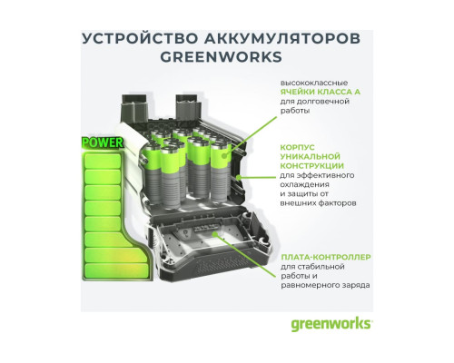 Аккумуляторный высоторез/сучкорез Greenworks G24PS20 24V 2000107