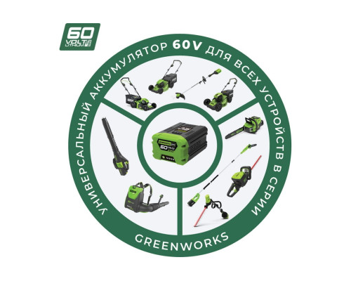 Аккумуляторный высоторез/сучкорез Greenworks GD60PS 60V 1400407