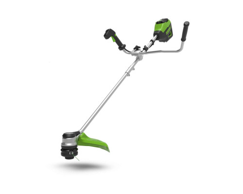 Бесщеточный аккумуляторный триммер Greenworks GD60BCB 60V, с АКБ 4 А*ч и ЗУ 2108407UB Бесщеточный аккумуляторный триммер Greenworks GD60BCB 60V, с АКБ 4 А*ч и ЗУ 2108407UB