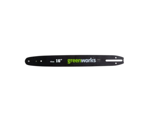 Шина для аккумуляторной пилы 40V (16"; 3/8"; 1.1 мм; 56 зв.) Greenworks 29757