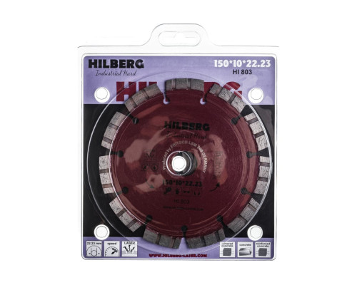 Диск алмазный отрезной Industrial Hard (150x22.23 мм) Hilberg HI803