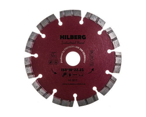 Диск алмазный отрезной Industrial Hard (150x22.23 мм) Hilberg HI803