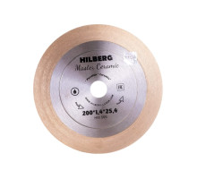 Диск алмазный отрезной Master Сeramic (200х1.4х25.4 мм) Hilberg HM505