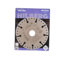 Диск алмазный отрезной Super Metall (125х22.23 мм) Hilberg 520125