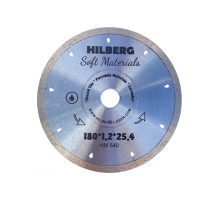 Диск алмазный отрезной по керамической плитке Hyper Thin (180x1.2х25.4 мм) Hilberg HM540